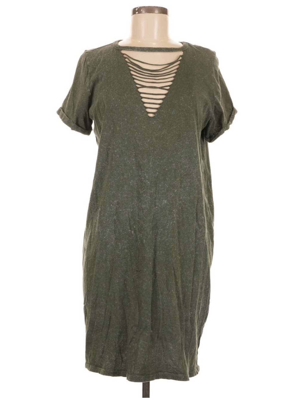 Torrid Mini Dress with Distressed Neckline